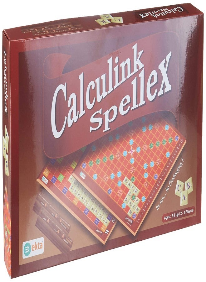 Ekta Calculink Spellex - Math and Word Puzzle Games (2-in-1) - Kids - Image 1
